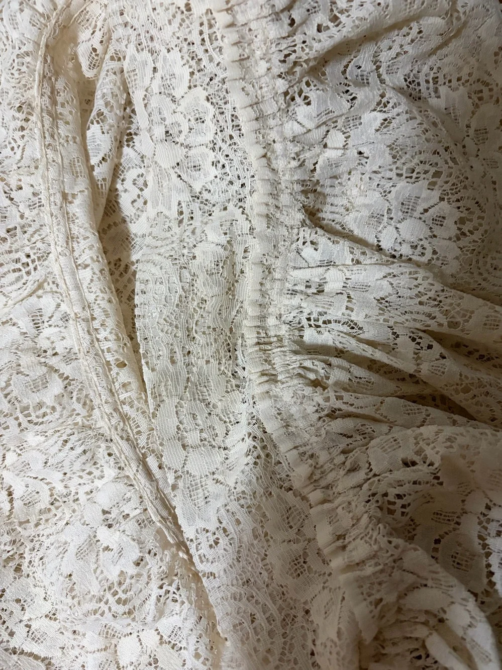 Lace Curtains 10-Piece Set – Cream Vintage JCPenney Made in USA